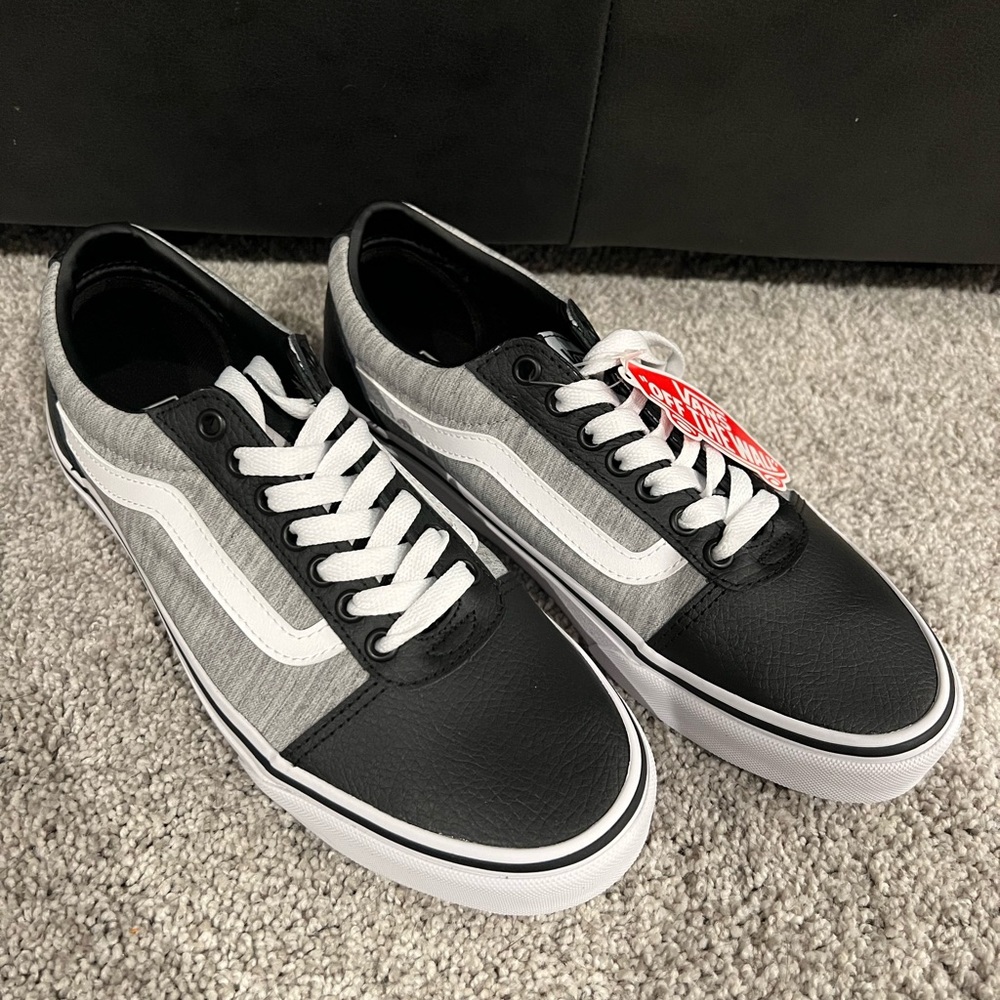 Mens Vans Ward T&L Drizzle/White Sneakers Size 8 NIB